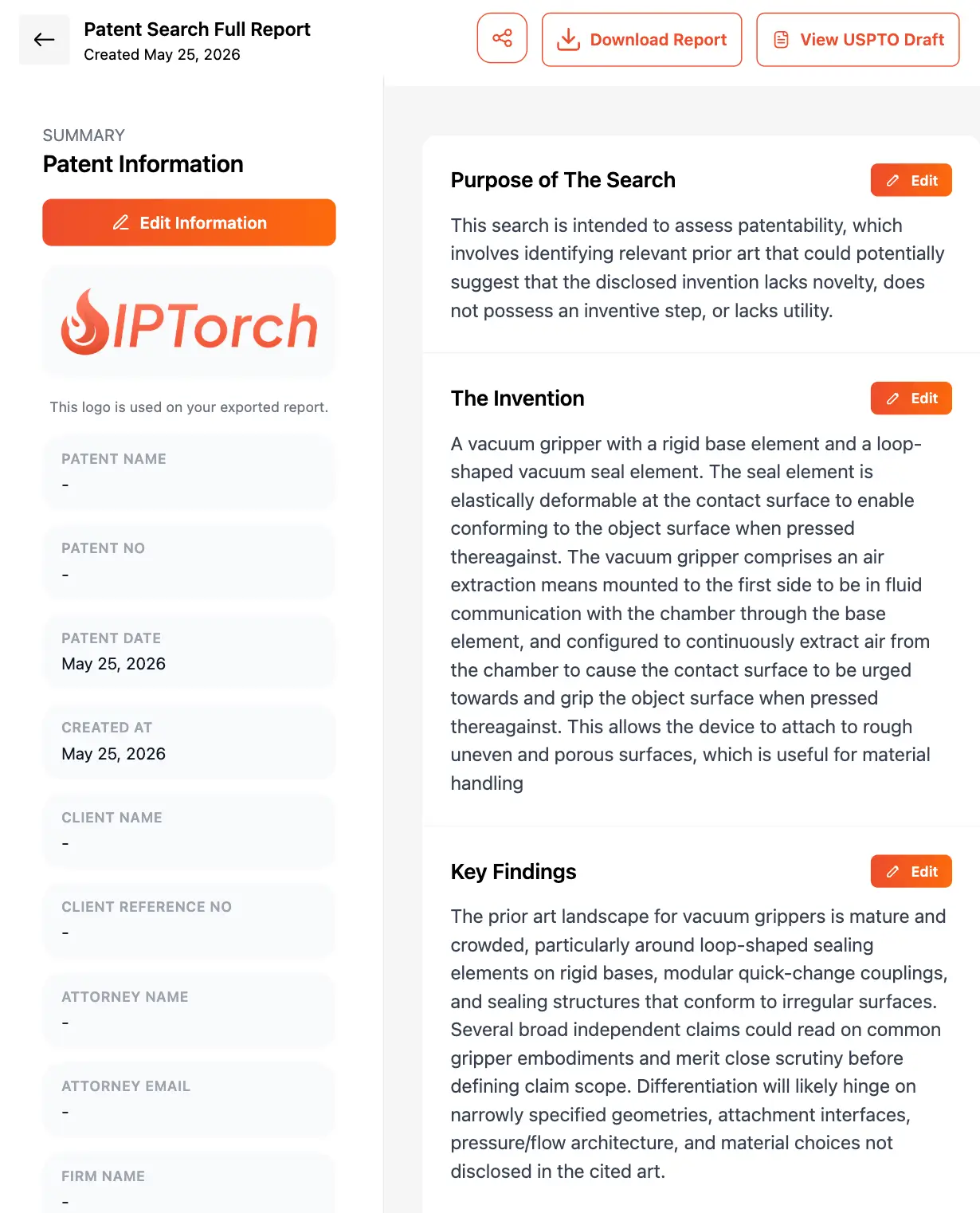 AI-powered patent search